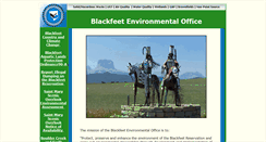 Desktop Screenshot of blackfeetenvironmental.com